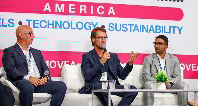 Robert Winans, Panasonic Energy's Vice President, Supply Chain, participates in a MOVE America panel with industry experts on building resilience in the supply chain.